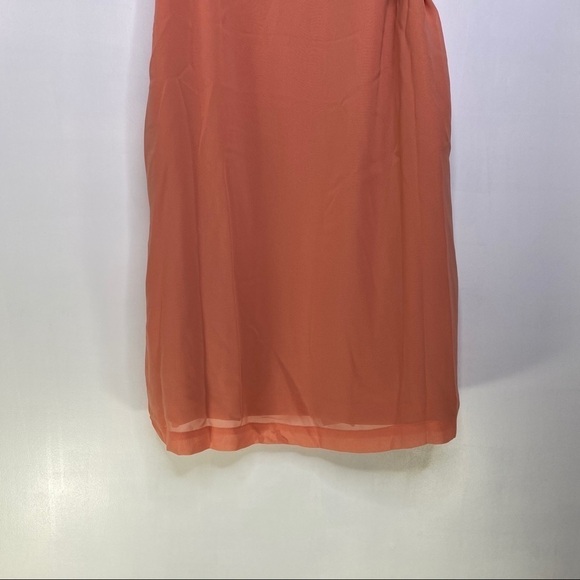 BCBG Flutter sleeve dress in Persimmon - Picture 9 of 10